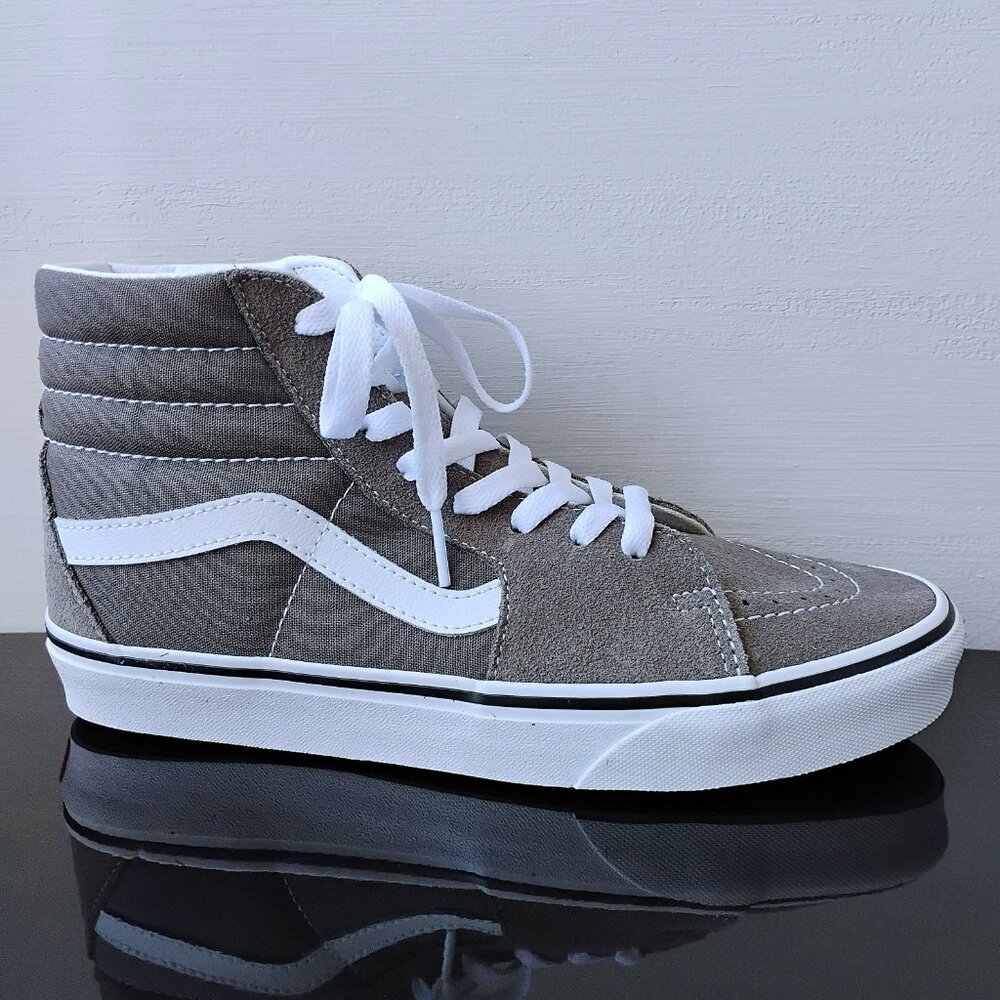 Vans Women Sk8-Hi Color Theory Suede/Canvas Sneaker in Earthy & Versatile Bungee